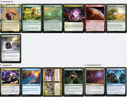 The First Sliver SLIVER CASCADE Magic MTG Custom Commander Deck