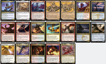 mtg red dragon commander deck EDH Deck Lathliss, Dragon Queen 100 Magic Cards Custom Deck Dragons Tokens All cards will be carefully packed for safe transit Malfegor Rakdos DRAGONS Commander EDH