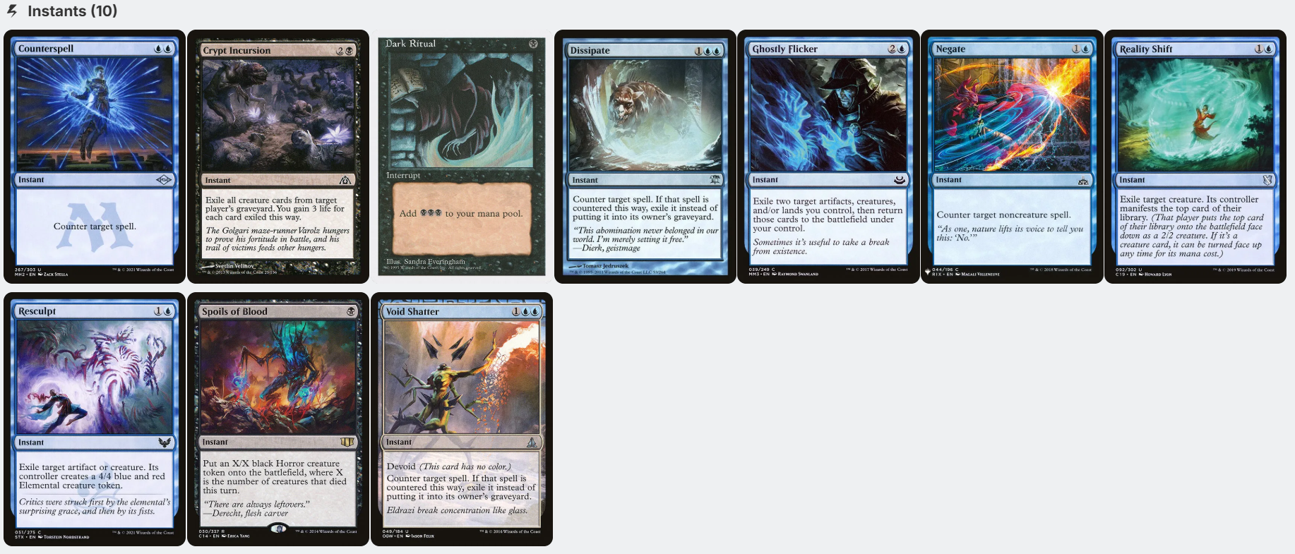 manifest cards mtg Umbris, Fear Manifest Mill Exile Nightmare Horror Tribal Magic MTG Com –  CommanderComplete