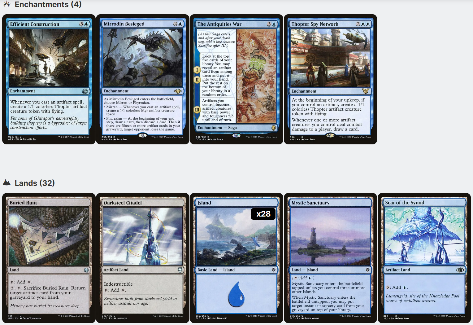 Urza, Lord High Artificer ARTIFACTS Affinity Metalcraft Magic MTG Comm CommanderComplete Urza, Lord High Artificer ARTIFACTS Affinity Metalcraft Magic MTG Comm CommanderComplete