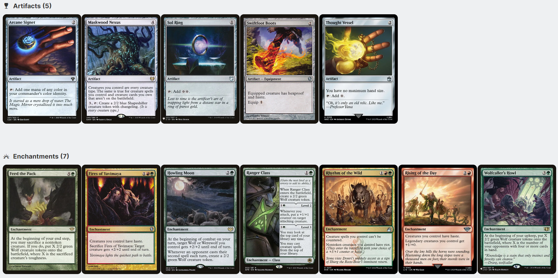 Voja, Jaws of the Conclave ELVES AND WOLVES Magic MTG Custom Commander CommanderComplete Voja, Jaws of the Conclave ELVES AND WOLVES Magic MTG Custom Commander CommanderComplete