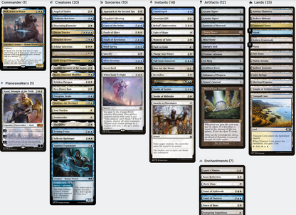 Will, Scion of Peace LIFEGAIN X-SPELLS WOE Wilds of Eldraine Magic Mtg Custom Commander Deck Will, Scion of Peace LIFEGAIN X-SPELLS WOE Wilds of Eldraine Magic Mtg Custom Commander Deck