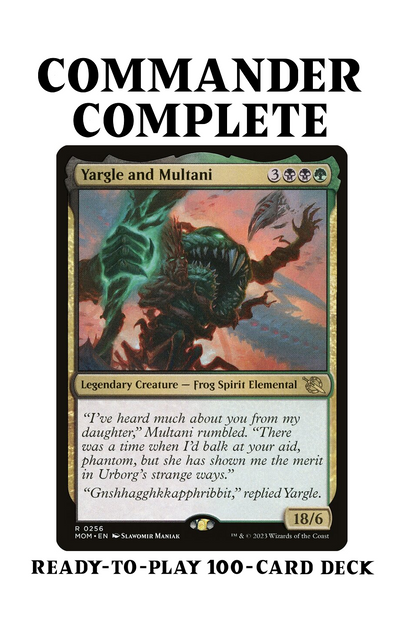 Yargle and Multani POWER MATTERS MTG Commander Deck CommanderComplete Yargle and Multani POWER MATTERS MTG Commander Deck CommanderComplete