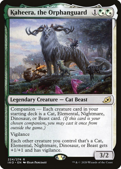 Arahbo, Roar of the World CAT TRIBAL Kaheera Companion Magic MTG Commander Deck