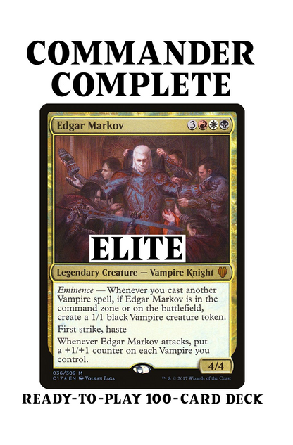 Edgar Markov ELITE Vampire Tribal Magic MTG Custom Commander Deck Edgar Markov ELITE Vampire Tribal Magic MTG Custom Commander Deck