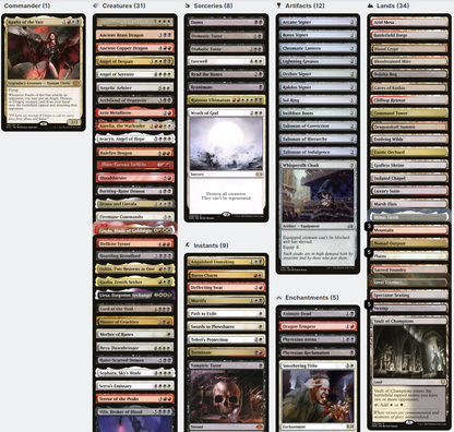 Kaalia of the Vast ELITE Angels Demons Dragons Magic MTG Custom Comman – CommanderComplete