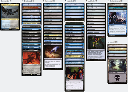 nazgul commander deck mtg Lord of the Nazgul LotR INSTANTS and SORCERIES Magic MTG Custom Comman – CommanderComplete