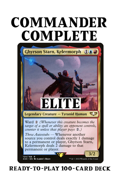 mtg gorgon commander deck Ghyrson Starn, Kelermorph ELITE Death by 1,000 Pings Magic MTG Command – CommanderComplete