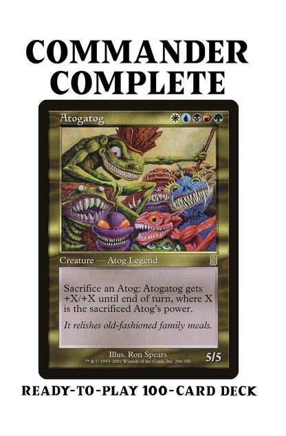 atog cards mtg Atogatog Atog Tribal Changelings Sacrifice Magic MTG Commander Deck