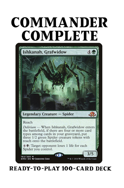 Ishkanah, Grafwidow Spider Tribal Tokens Magic MTG Commander Deck