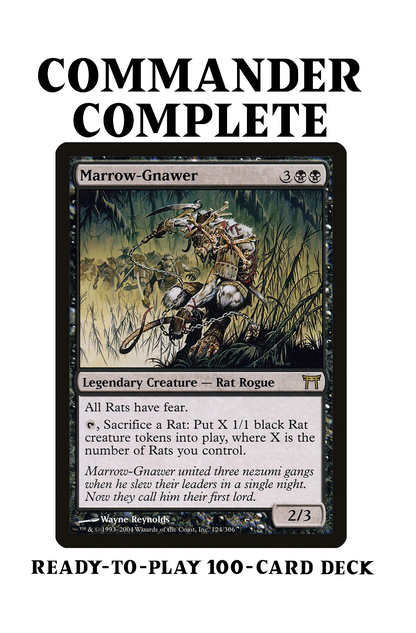 Marrow-Gnawer Rat Tribal Tokens Magic MTG Commander Deck CommanderComplete Marrow-Gnawer Rat Tribal Tokens Magic MTG Commander Deck CommanderComplete