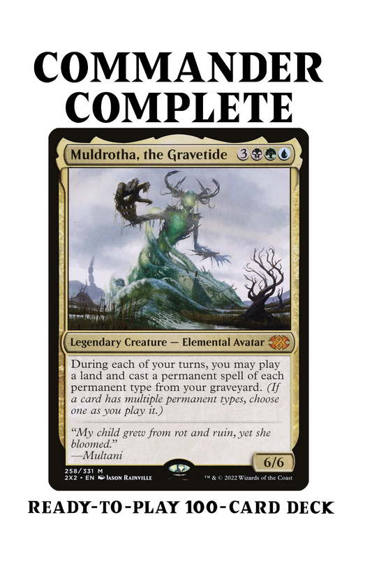 Muldrotha, the Gravetide  Graveyard Recursion Sultai Magic MTG Commander Deck