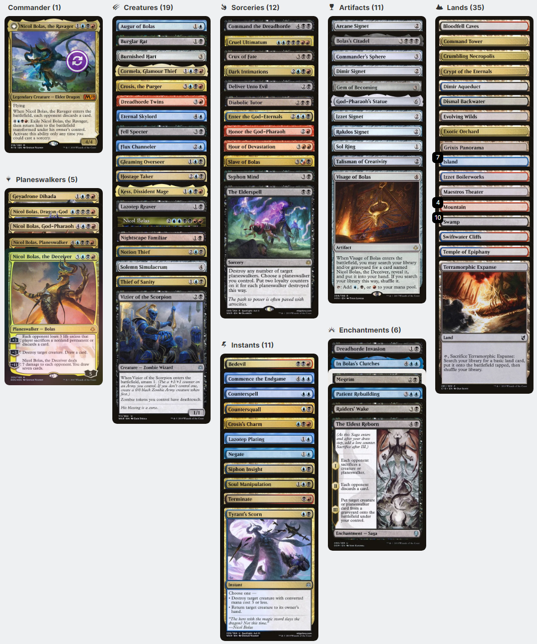 Nicol Bolas, the Ravager Ultimate Bolas Superfriends FIVE Planeswalkers Magic MTG Commander Deck Nicol Bolas, the Ravager Ultimate Bolas Superfriends FIVE Planeswalkers Magic MTG Commander Deck