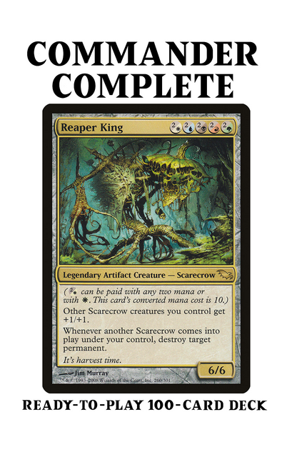 Reaper King Scarecrow Tribal Five-Color Magic MTG Commander Deck CommanderComplete Reaper King Scarecrow Tribal Five-Color Magic MTG Commander Deck CommanderComplete