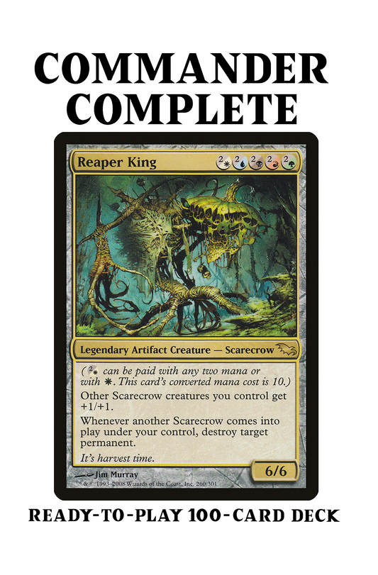 Reaper King Scarecrow Tribal Five-Color Magic MTG Commander Deck