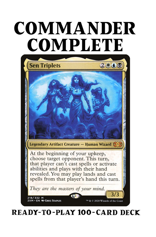 Sen Triplets Steal Theft Copy Bounce Magic MTG Commander Deck