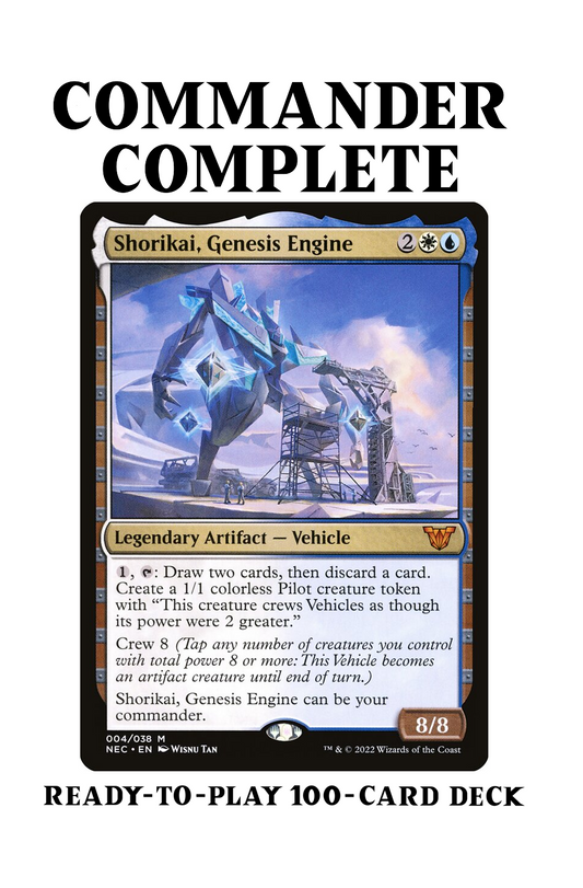 Shorikai, Genesis Engine  Vehicles Pilots Artifacts Magic MTG Commander Deck