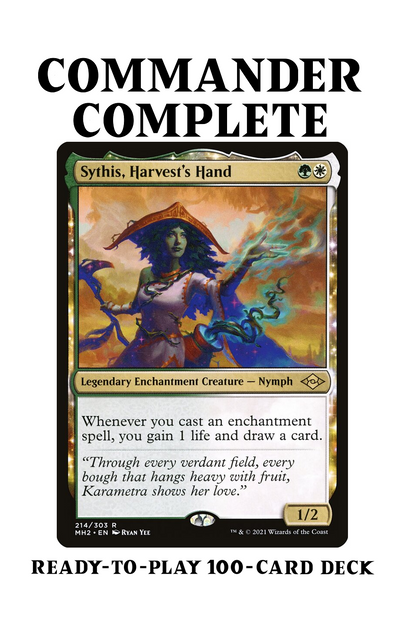 Sythis, the Hidden Hand Enchantress Magic MTG Commander Deck – CommanderComplete