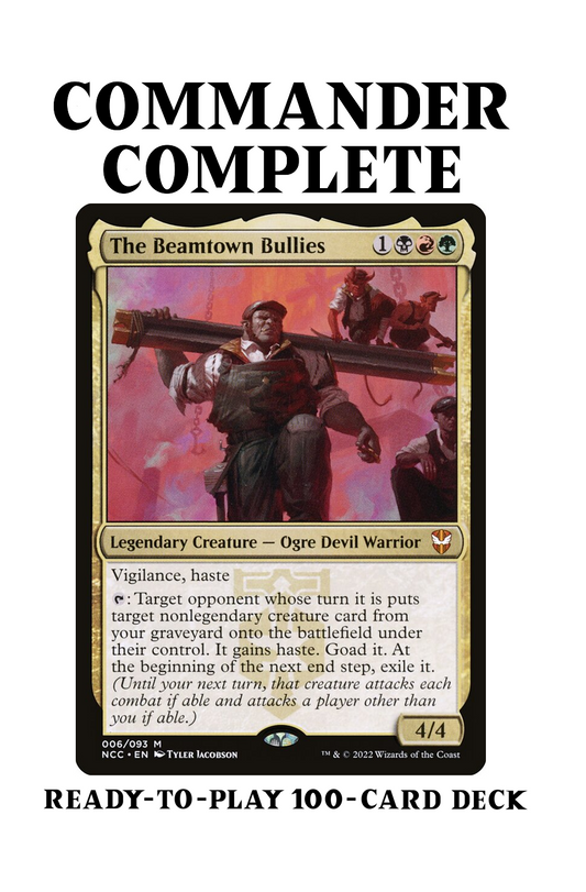 The Beamtown Bullies Reanimation Goaded Gift Magic MTG Commander Deck