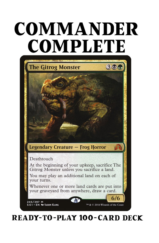 The Gitrog Monster Land Recursion Graveyard Landfall Magic MTG Commander Deck