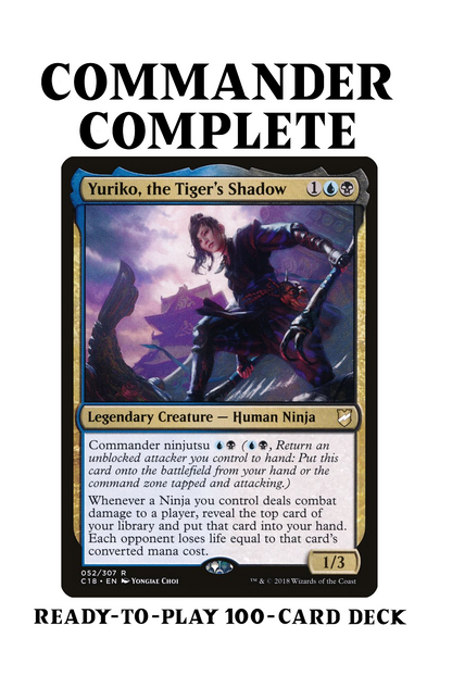 Yuriko, the Tiger's Shadow Ninja Tribal Ninjitsu Magic MTG Commander Deck