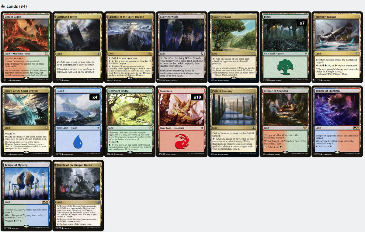 Miirym, Sentinel Wyrm • (Temur Commander deck Miirym, Sentinel Wyrm • (Temur Commander deck