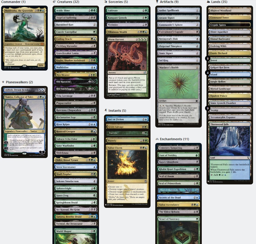 Muldrotha, the Gravetide Graveyard Recursion Sultai Magic MTG Commande CommanderComplete Muldrotha, the Gravetide Graveyard Recursion Sultai Magic MTG Commande CommanderComplete