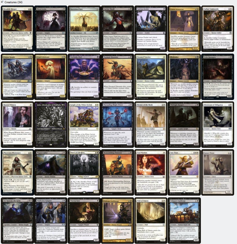 Elas il-Kor, Sadistic Pilgrim Creature Sacrifice Life Drain Magic MTG CommanderComplete Elas il-Kor, Sadistic Pilgrim Creature Sacrifice Life Drain Magic MTG CommanderComplete