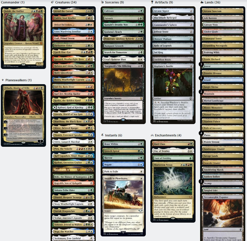 Mtg Dominaria United Jodah, the Unifier