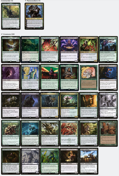 mtg chatterfang commander deck Chatterfang, Squirrel General Squirrel Tribal Token Sacrifice Magic MT – CommanderComplete