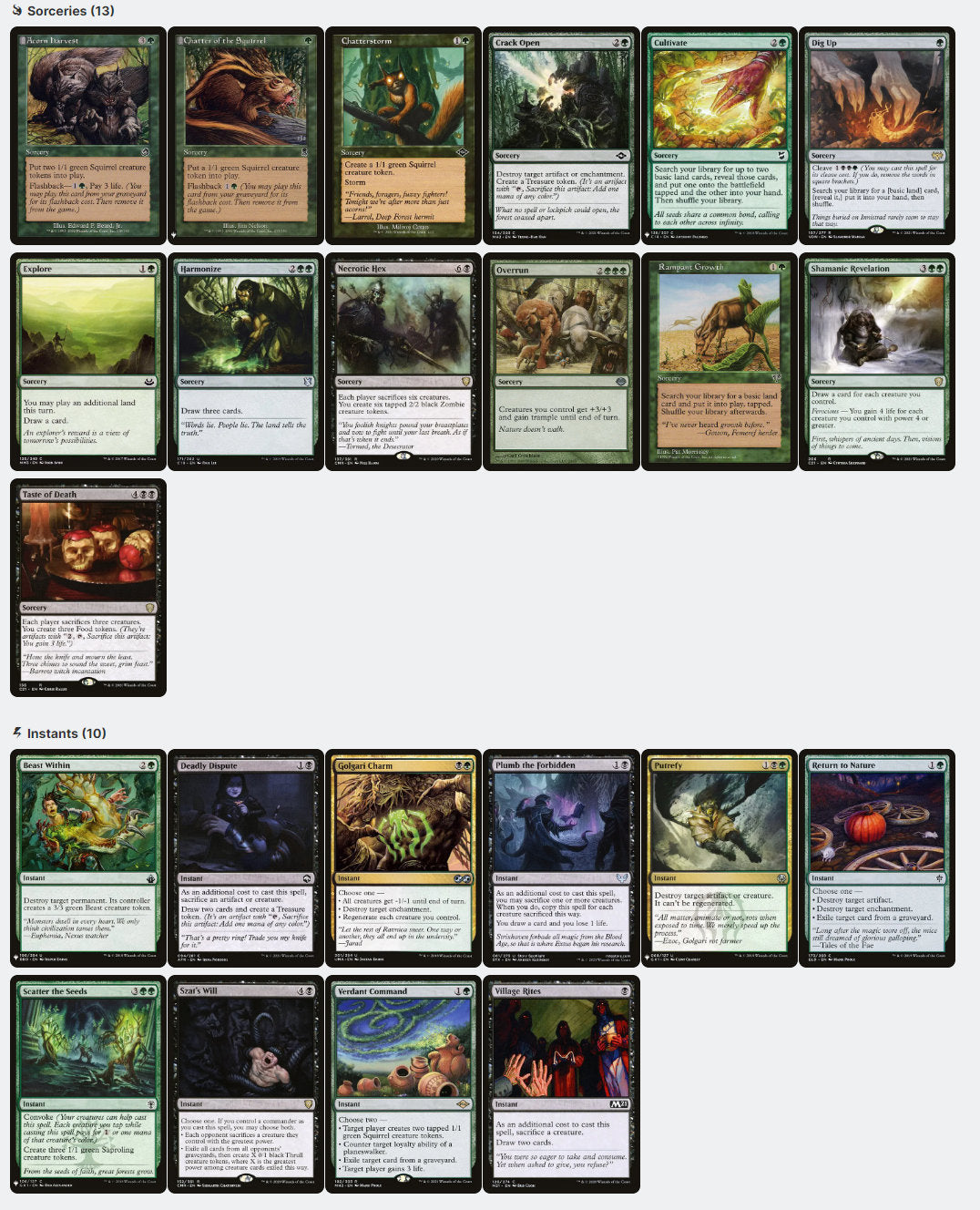 Chatterfang, Squirrel General Squirrel Tribal Token Sacrifice Magic MTG Commander Deck Chatterfang, Squirrel General Squirrel Tribal Token Sacrifice Magic MTG Commander Deck