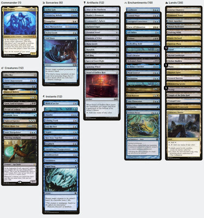 mtg commander steal deck Sen Triplets Steal Theft Copy Bounce Magic MTG Commander Deck – CommanderComplete