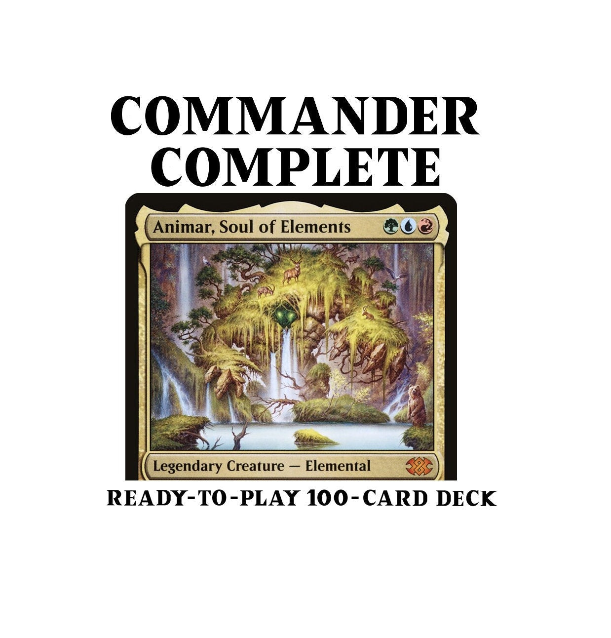 Animar, Soul of Elements Morphs Temur Magic MTG Commander Deck ...