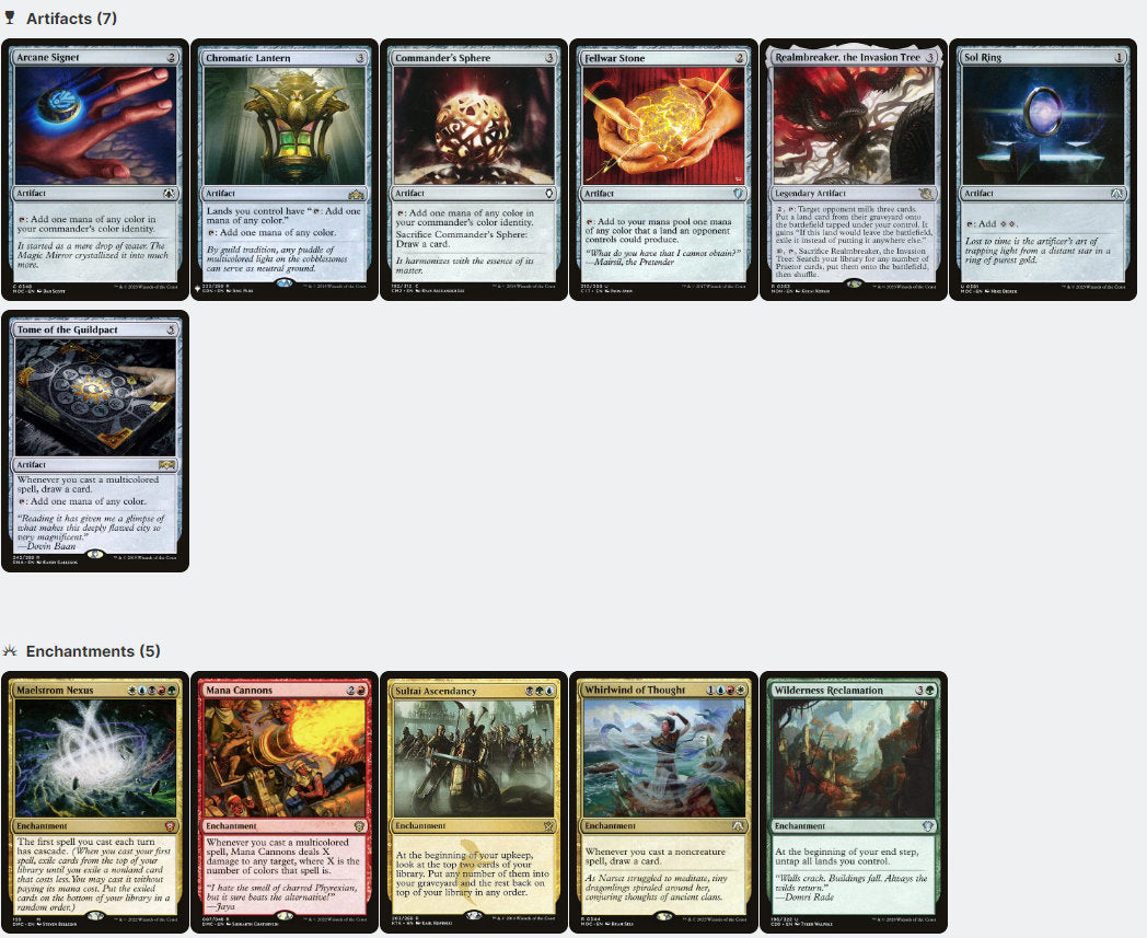 Omnath, Locus of All - Gold Cards Five Color Magic MTG Commander Deck Omnath, Locus of All - Gold Cards Five Color Magic MTG Commander Deck