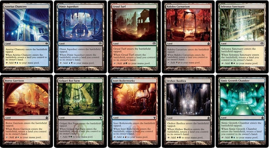 Set of All 10 Bouncelands Magic: the Gathering MTG Commander EDH Bounce Lands