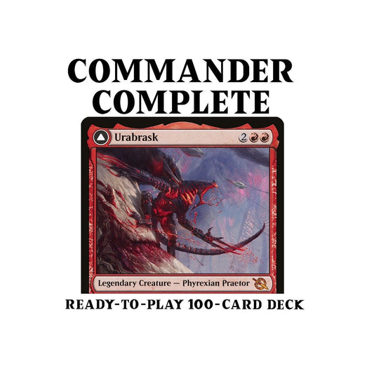 Urabrask/The Great Work RED SPELLS BURN Magic Mtg Custom Commander Deck