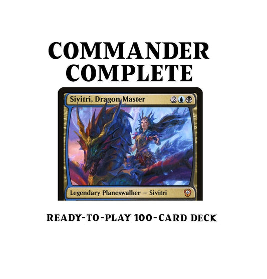 Sivitri, Dragon Master DRAGON TRIBAL Magic MTG Custom Commander Deck