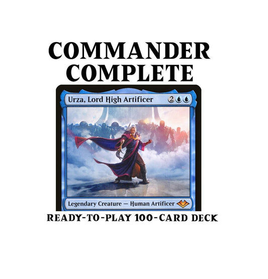 Urza, Lord High Artificer ARTIFACTS Affinity Metalcraft Magic MTG Commander Deck