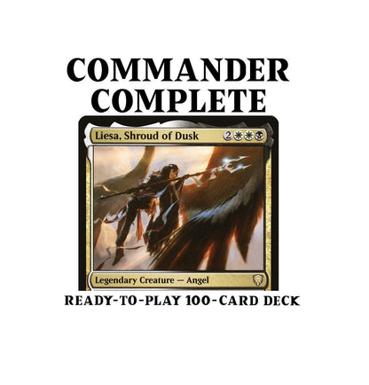 Liesa, Shroud of Dusk LIFE DRAIN LIFEGAIN Tax Magic Mtg Custom Command CommanderComplete Liesa, Shroud of Dusk LIFE DRAIN LIFEGAIN Tax Magic Mtg Custom Command CommanderComplete