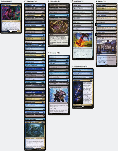 Satoru Umezawa NINJA Tribal NINJITSU Magic Mtg Custom Commander Deck CommanderComplete Satoru Umezawa NINJA Tribal NINJITSU Magic Mtg Custom Commander Deck CommanderComplete
