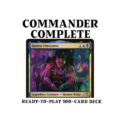 Satoru Umezawa NINJA Tribal NINJITSU Magic Mtg Custom Commander Deck CommanderComplete Satoru Umezawa NINJA Tribal NINJITSU Magic Mtg Custom Commander Deck CommanderComplete