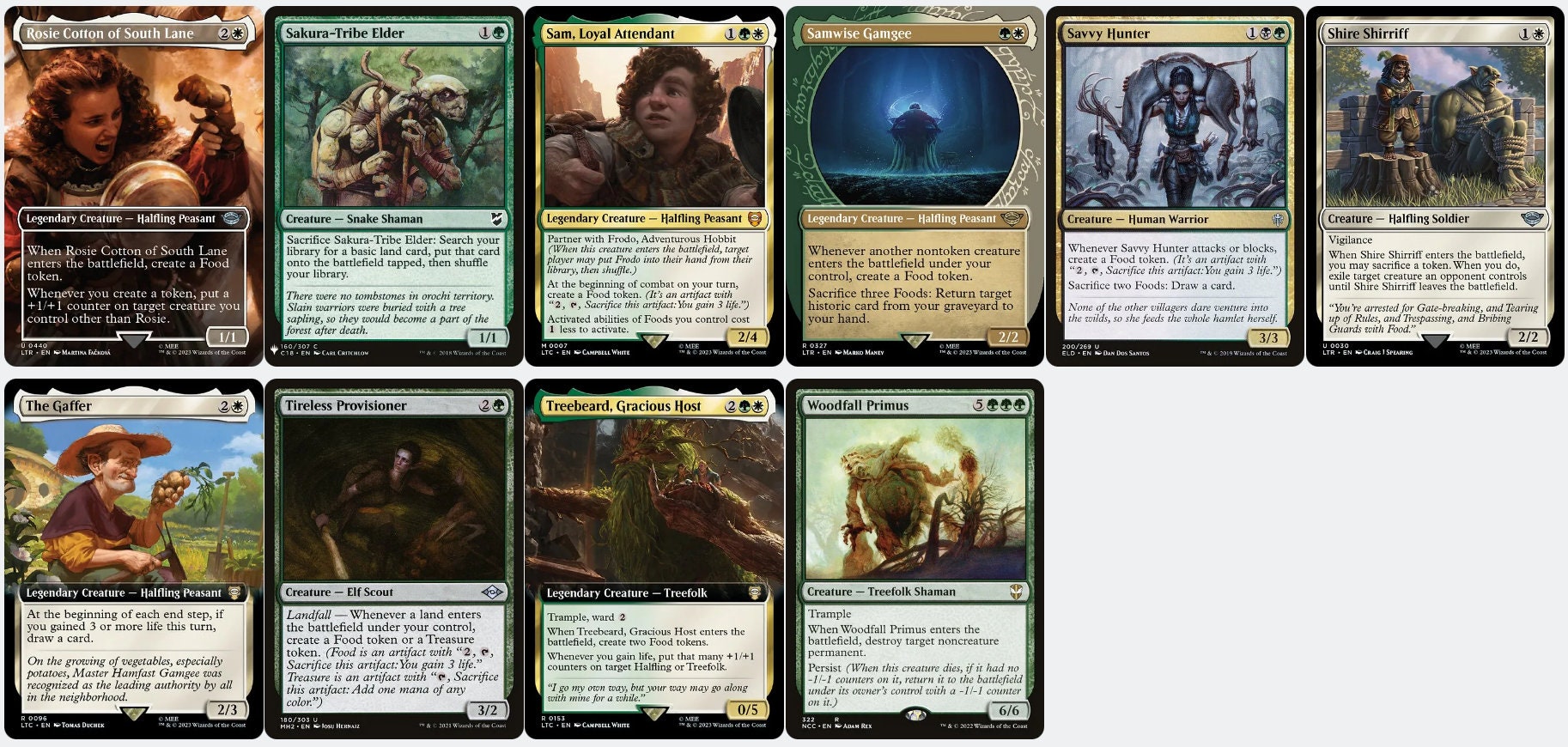 lotr mtg precon commanders Merry and Pippin, Warden of Isengard PARTNERS Lotr LIFEGAIN Magic MTG – CommanderComplete