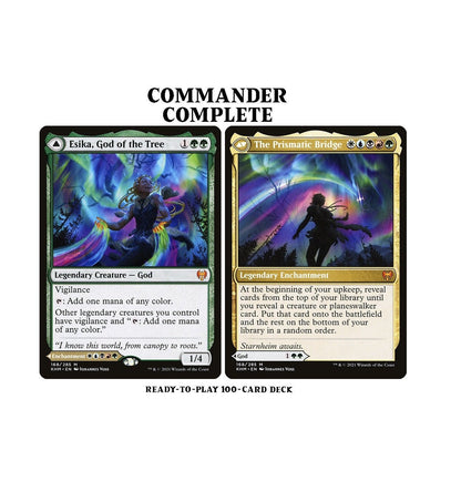 Esika, God of the Tree/The Prismatic Bridge 5C Magic MTG Custom Commander Deck Esika, God of the Tree/The Prismatic Bridge 5C Magic MTG Custom Commander Deck