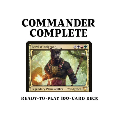 Lord Windgrace LAND RAMP RECURSION Attacking Magic Mtg Commander Deck – CommanderComplete