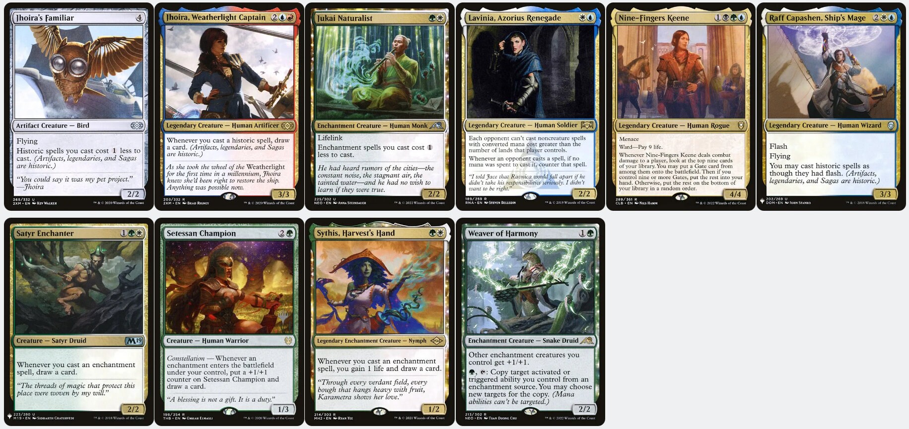 mtg commander 2012 decks Sisay, Weatherlight Captain ENCHANTRESS LEGENDS Magic MTG Custom Comma – CommanderComplete
