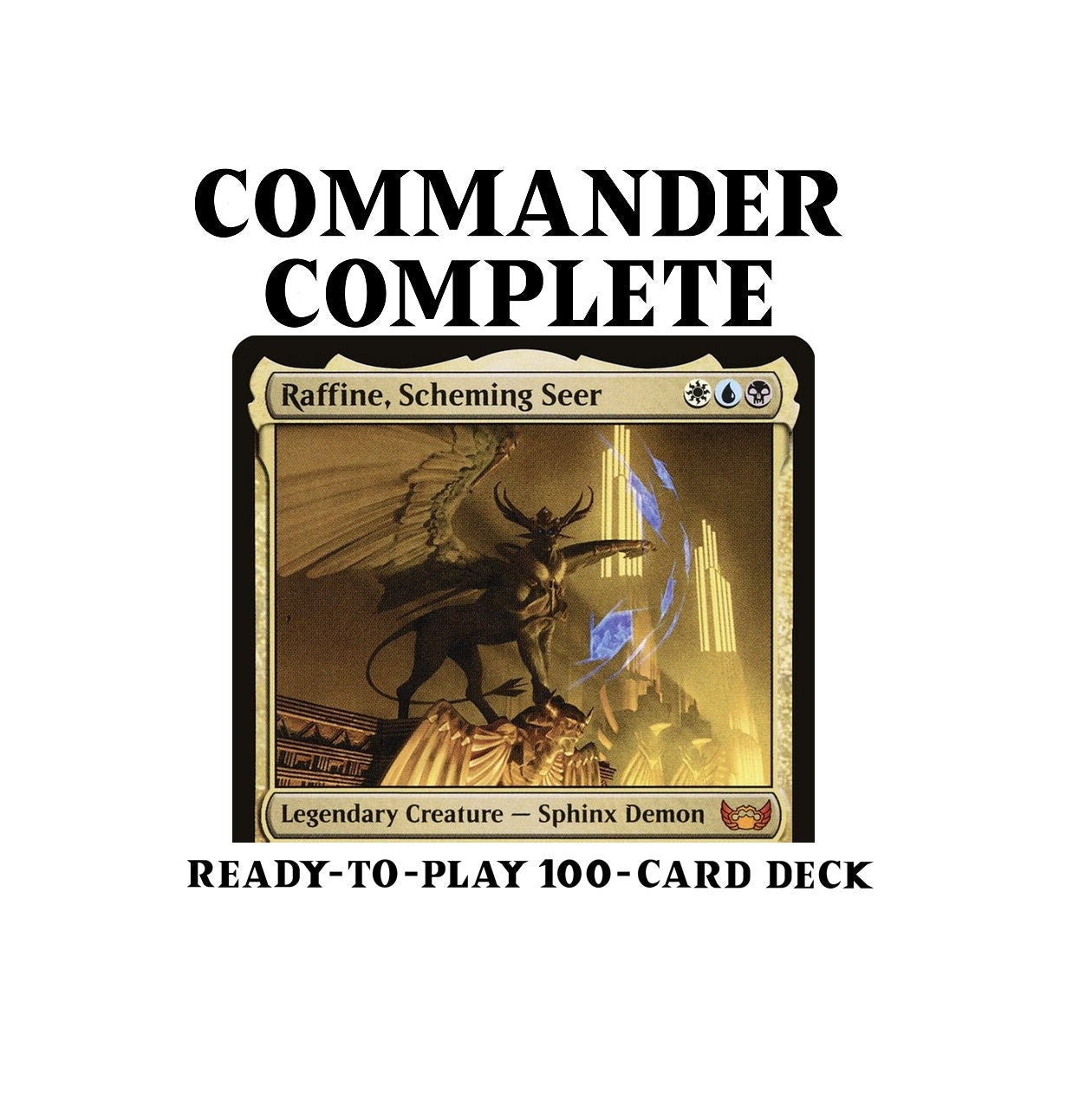 mtg sphinx commander deck Raffine, Scheming Seer CONNIVE Card Draw Magic Custom De – CommanderComplete Variants:Tyranid Swarm Magic: The Gathering MTG Most (possibly all) cards Lorcana Starter Deck