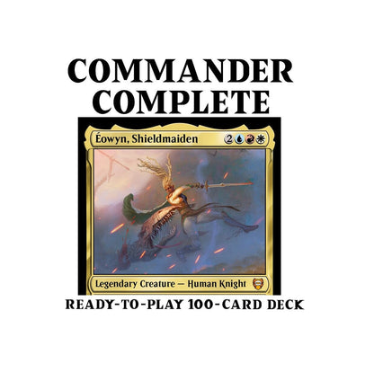 mtg human knight commander deck Eowyn, the Shieldmaiden LotR HUMAN TRIBAL Magic MTG Custom Commander D – CommanderComplete