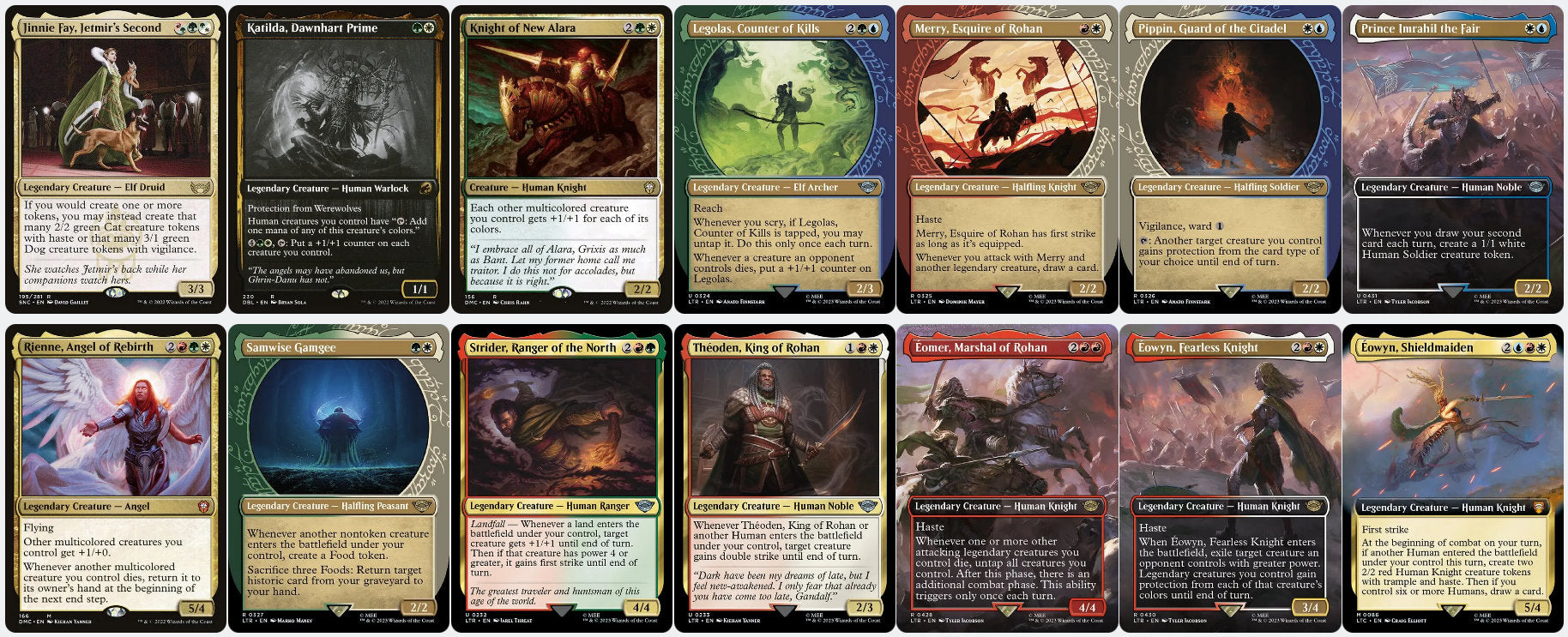 Aragorn, the Uniter LotR MULTICOLOR LEGENDS Magic MTG Custom Commander CommanderComplete Aragorn, the Uniter LotR MULTICOLOR LEGENDS Magic MTG Custom Commander CommanderComplete