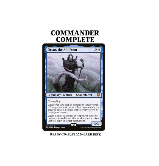 Orvar, the All-Form COPY PERMANENTS Magic MTG Custom Commander Deck