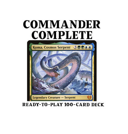 Koma, Cosmos Serpent Ramp and Giant Creatures Magic MTG Custom Command CommanderComplete Koma, Cosmos Serpent Ramp and Giant Creatures Magic MTG Custom Command CommanderComplete
